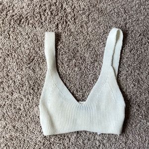 Cream Crochet bralette